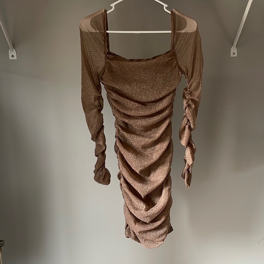 Tan Dress